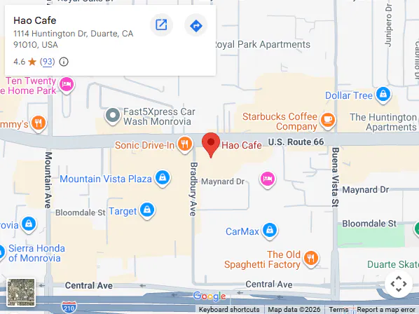 Location, 1114 Huntington Dr, Duarte, CA 91010, United States